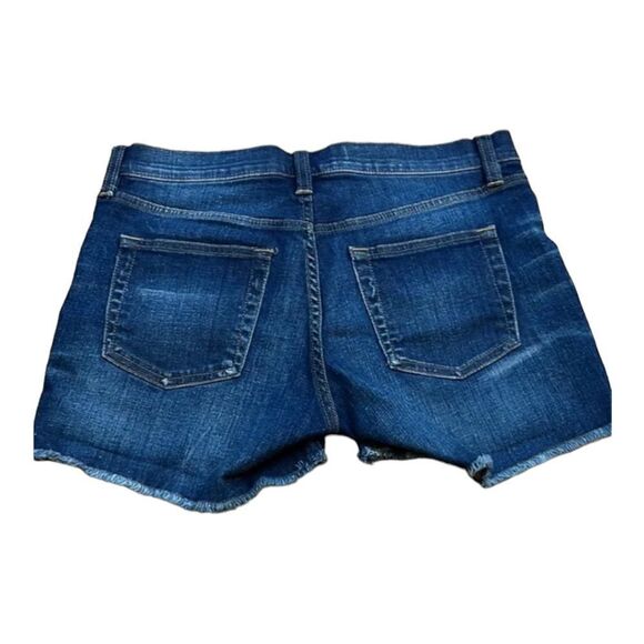 J. Crew | Indigo Denim Raw Hem Jean Shorts | 26 - Picture 3 of 7
